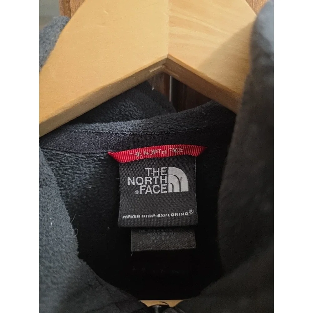The North Face Black Quarter Zip Fleece Pullover Jacket Mens Small